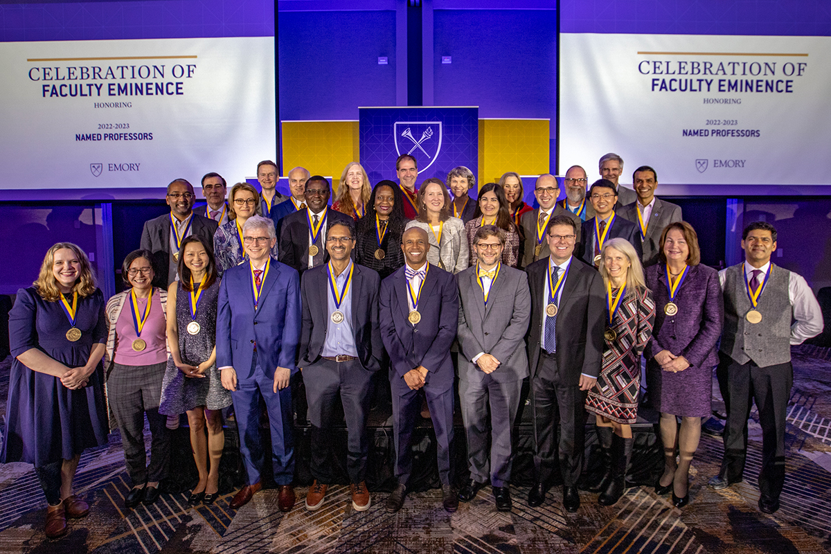 Celebration of Faculty Eminence recognizes contributions, impact of Emory professors
