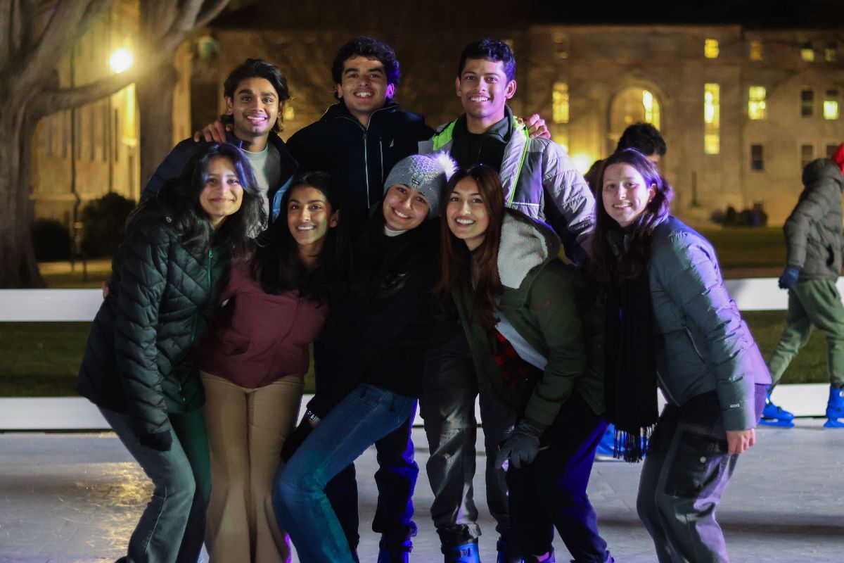 group of Emory students