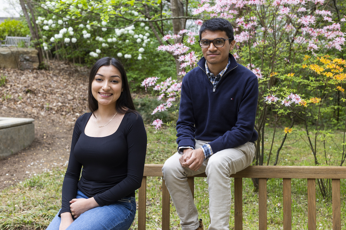 Two Emory College juniors receive prestigious Goldwater Scholarship