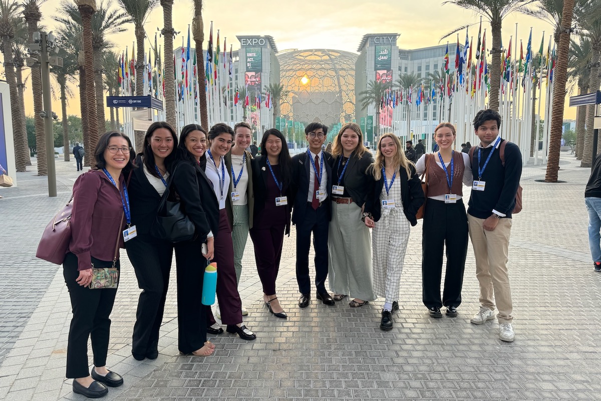 group photo at climate talks in Dubai