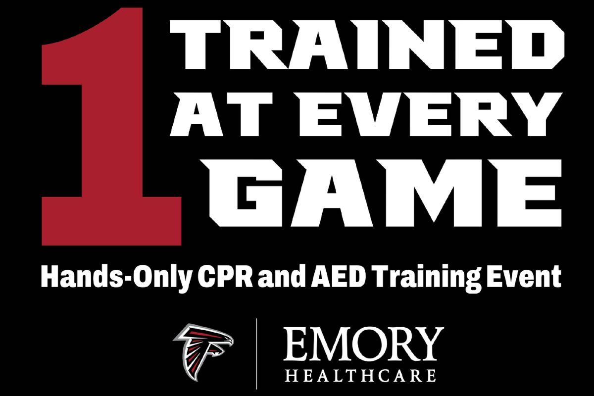 Train to save lives with Emory Healthcare and the Atlanta Falcons