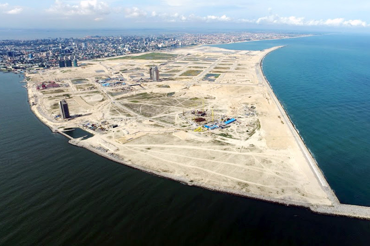 eko atlantic arial view