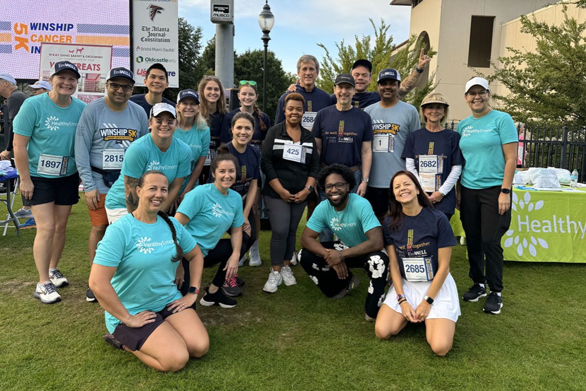 participants in the Winship 5K 