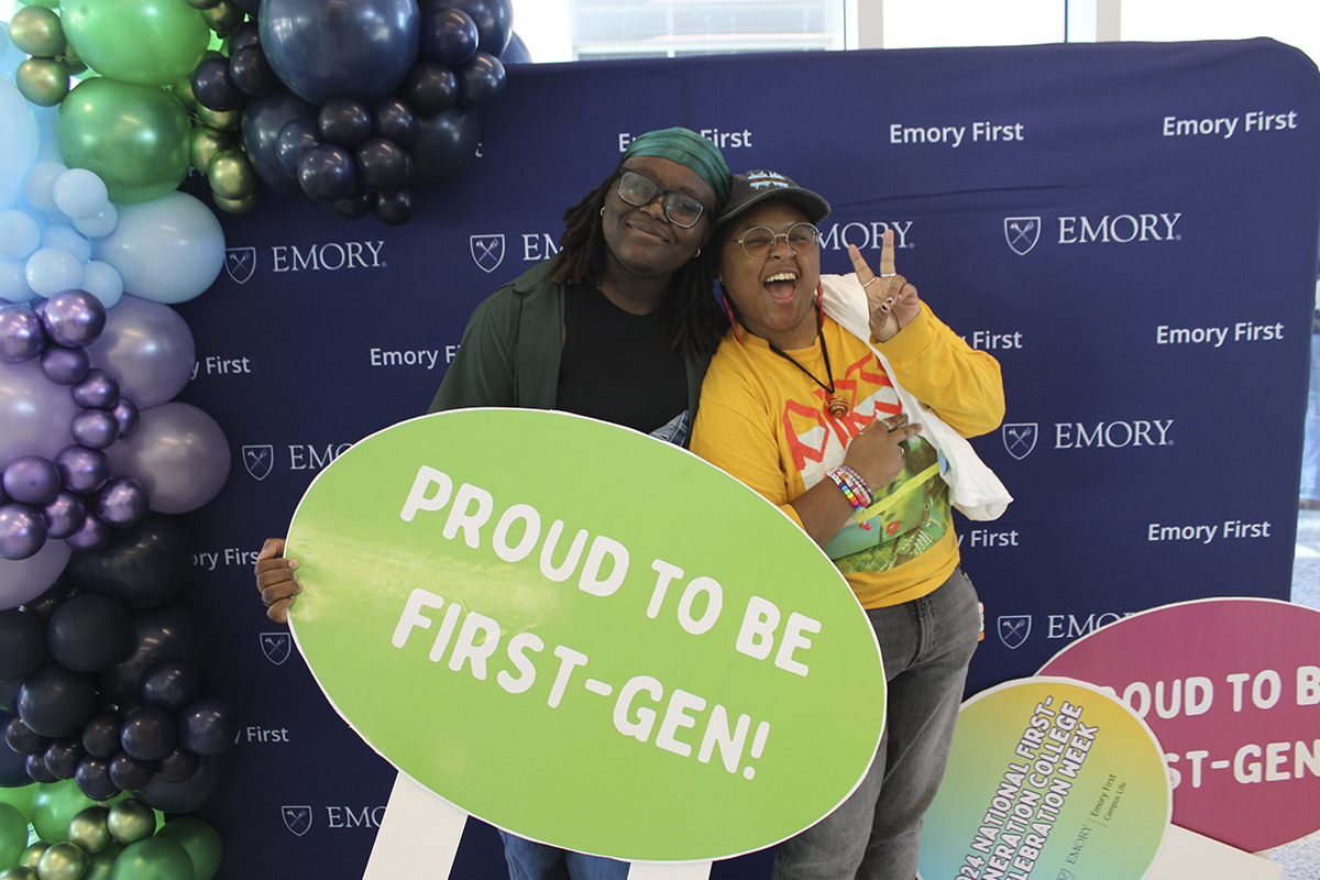 female college students celebrate first gen week