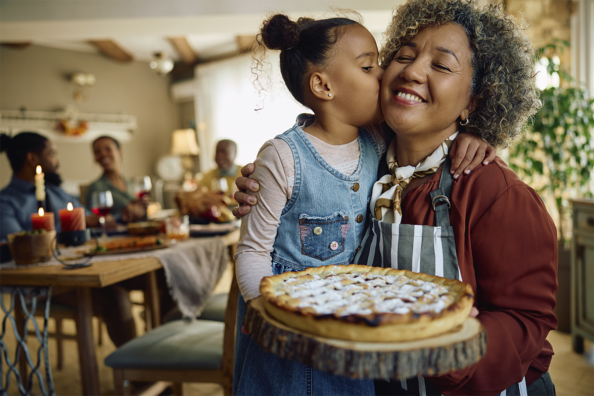 grandmother and granddaughter