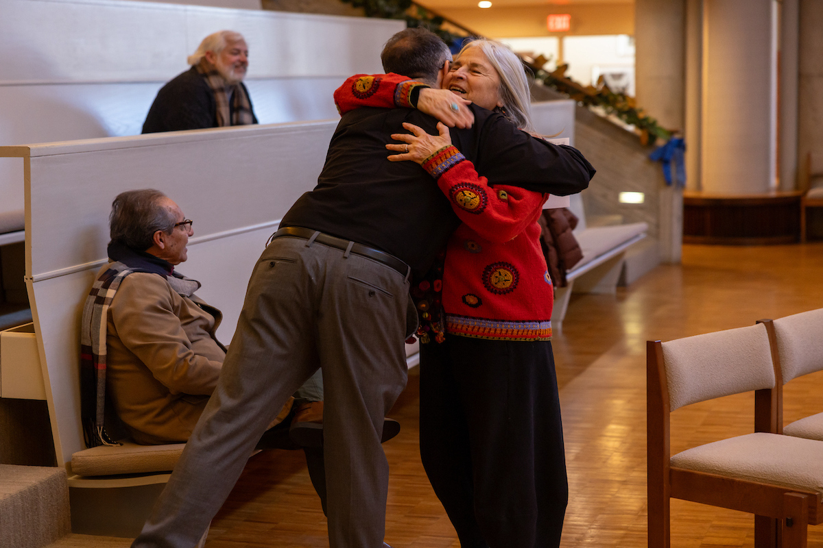 people hugging