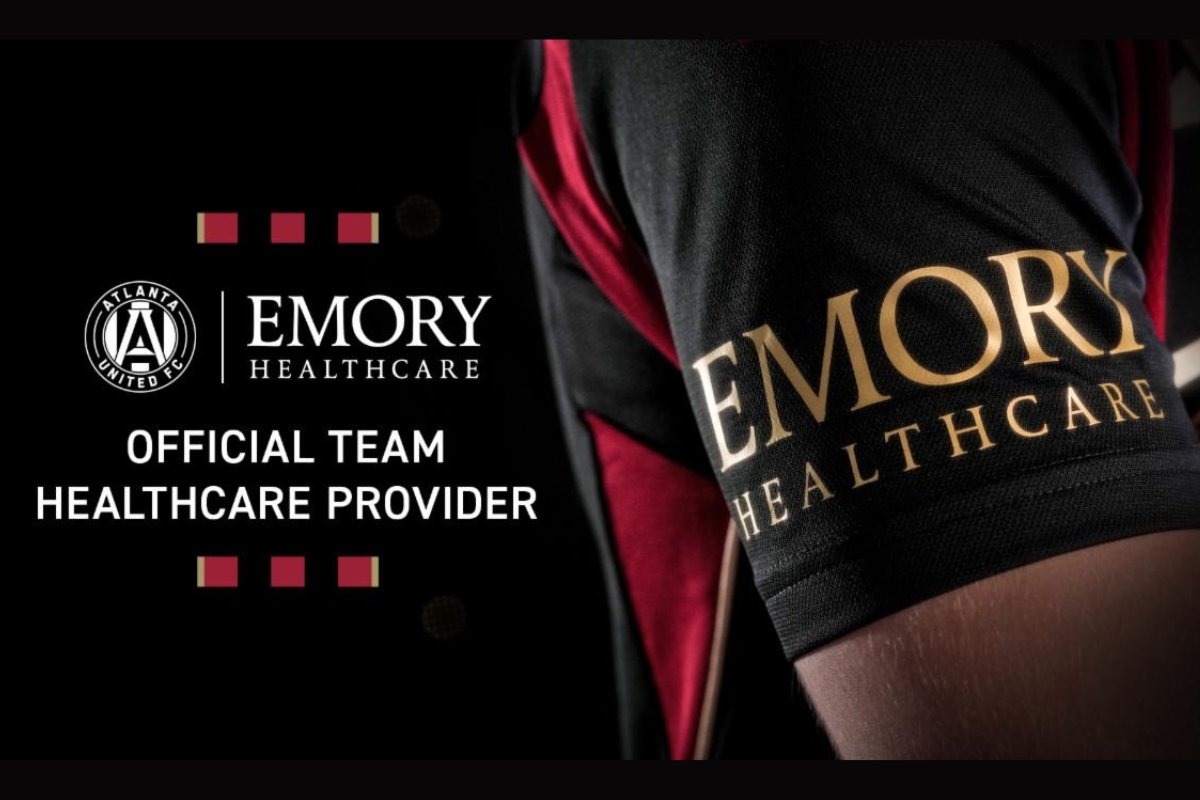 Atlanta United sleeve with EHC logo