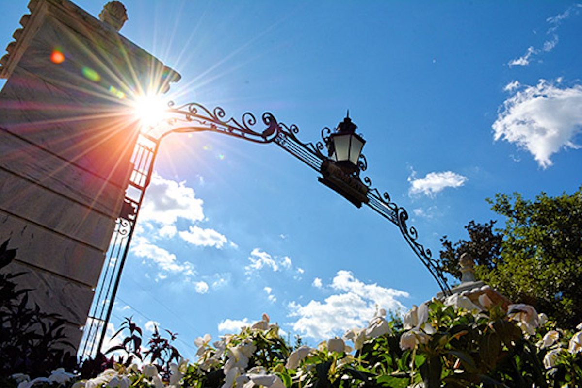 Emory University campus gate