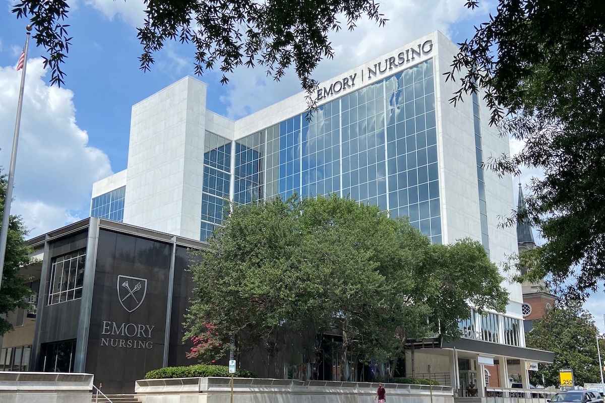 Photo of exterior of Emory Nursing Learning Center