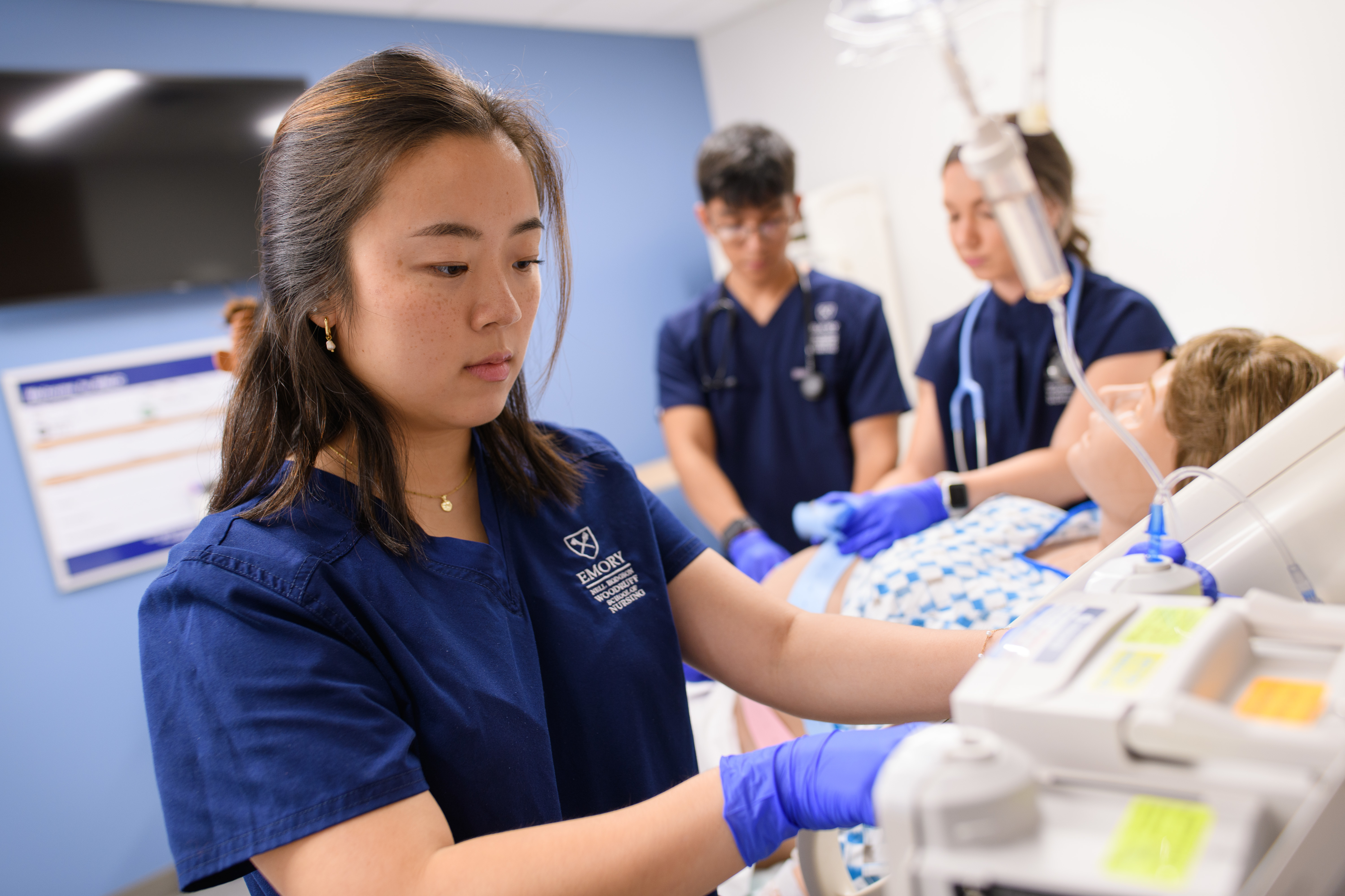 Emory Nursing students