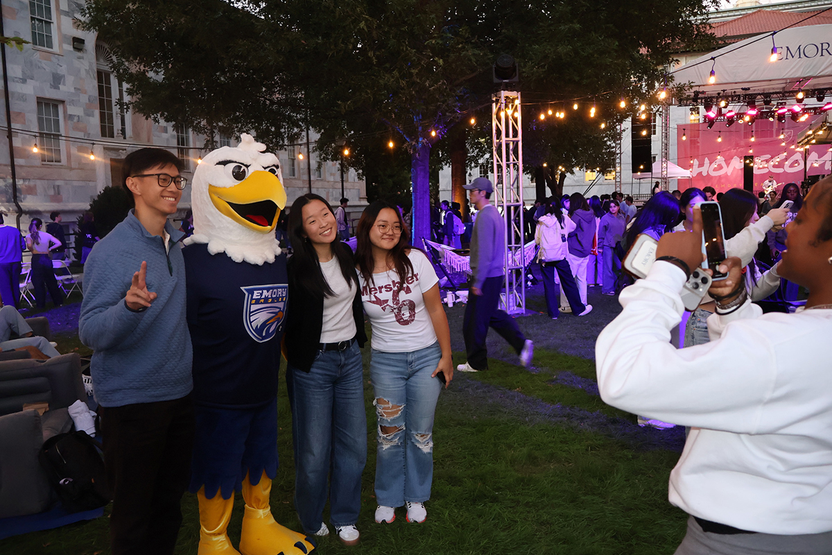 Swoop and students