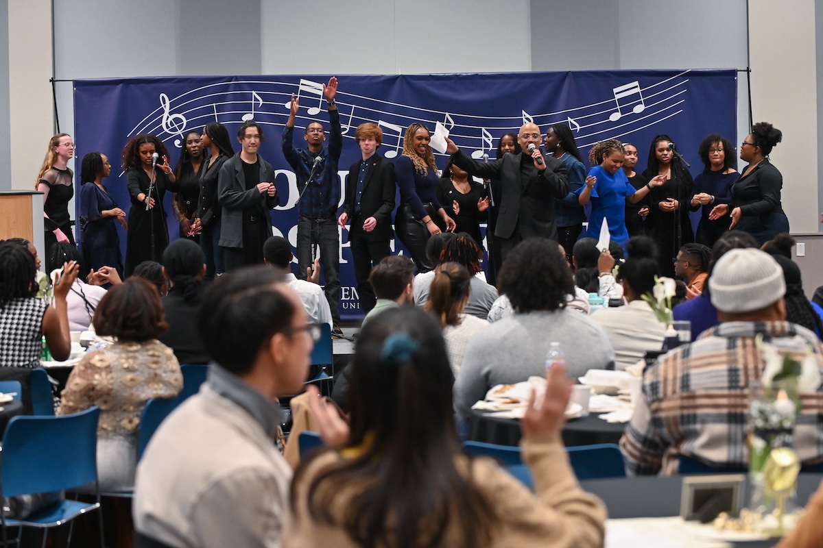 Gospel choir performance