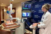 Emory Johns Creek Hospital showcases new ION non-surgical robot used in the detection of lung cancer