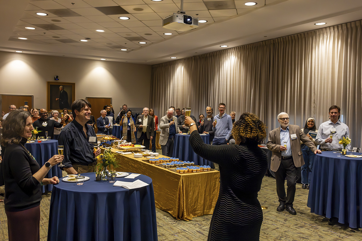 leading a group toast