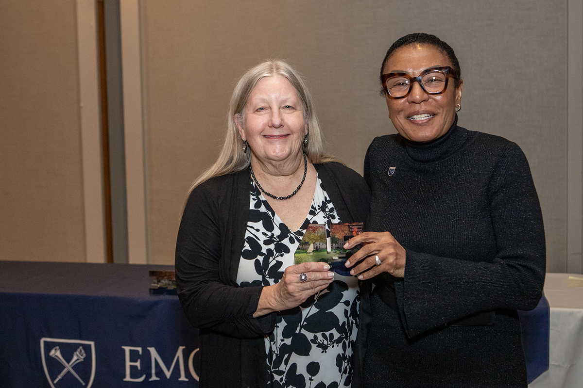 Sears with a 45 year honoree