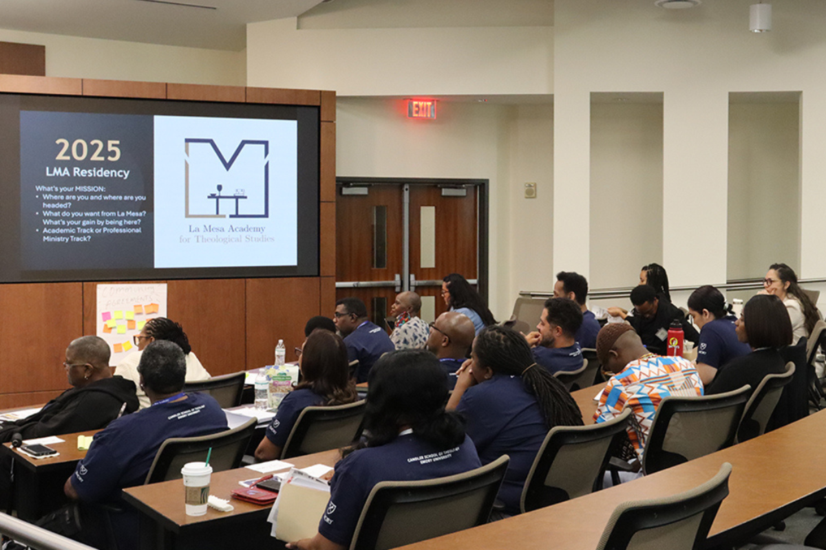 La Mesa students at the 2025 residency at Candler. 