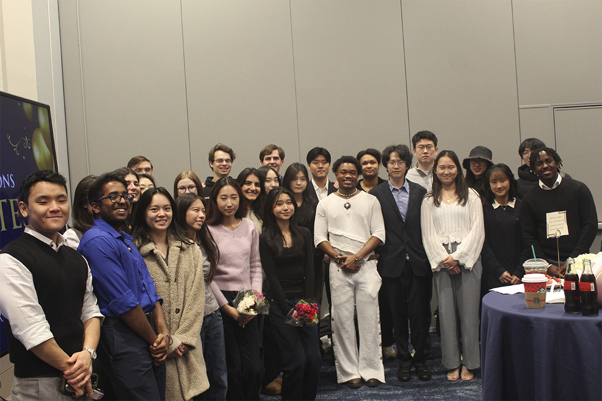 group of college graduates