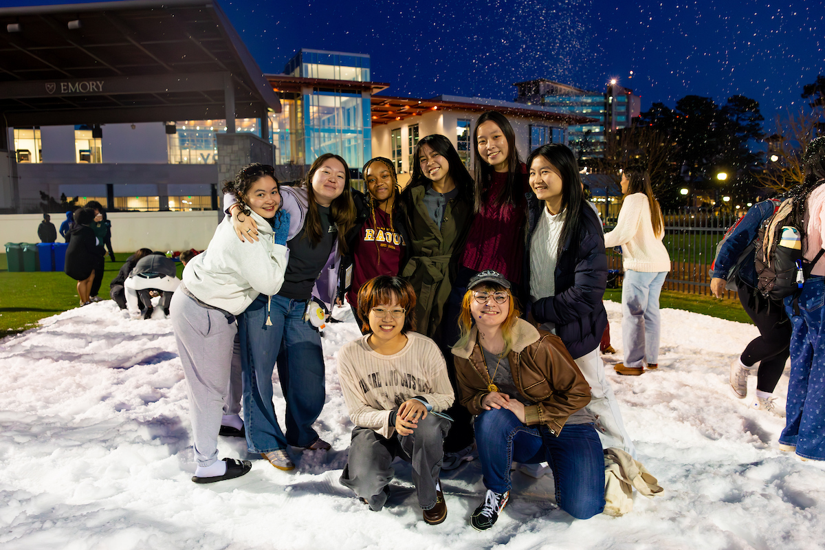 large group of students