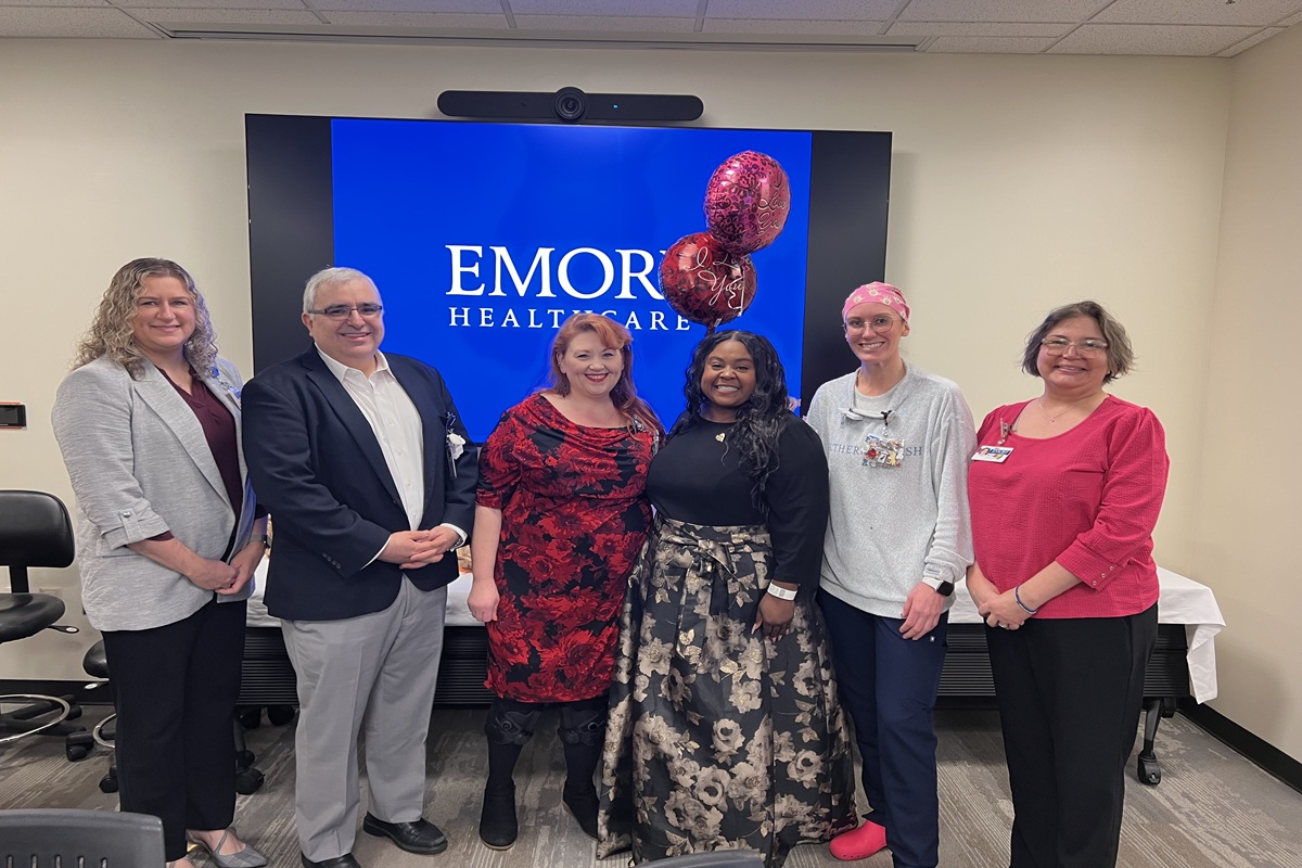 Celebration marks one year for Emory heart patient living with new VAD device