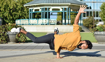 Julio Medina first came to Emory as a QuestBridge scholar and is now a faculty member in the dance program.