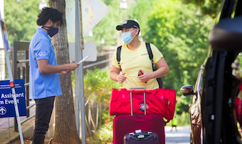 Students were given a longer window—five days—than usual to complete their move-ins