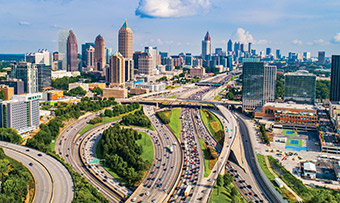 A bird's eye view of Atlanta