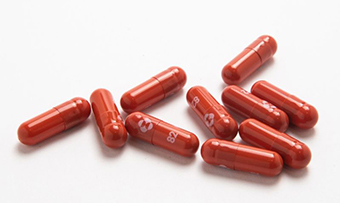 A photo of molnupiravir pills